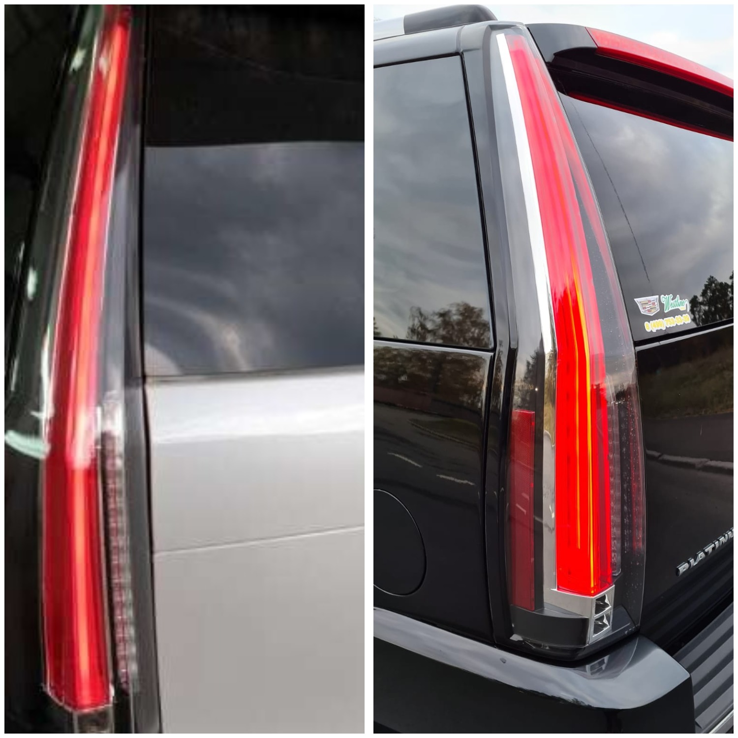 Задние фонари, удлинённые, красные с жёлтым поворотником