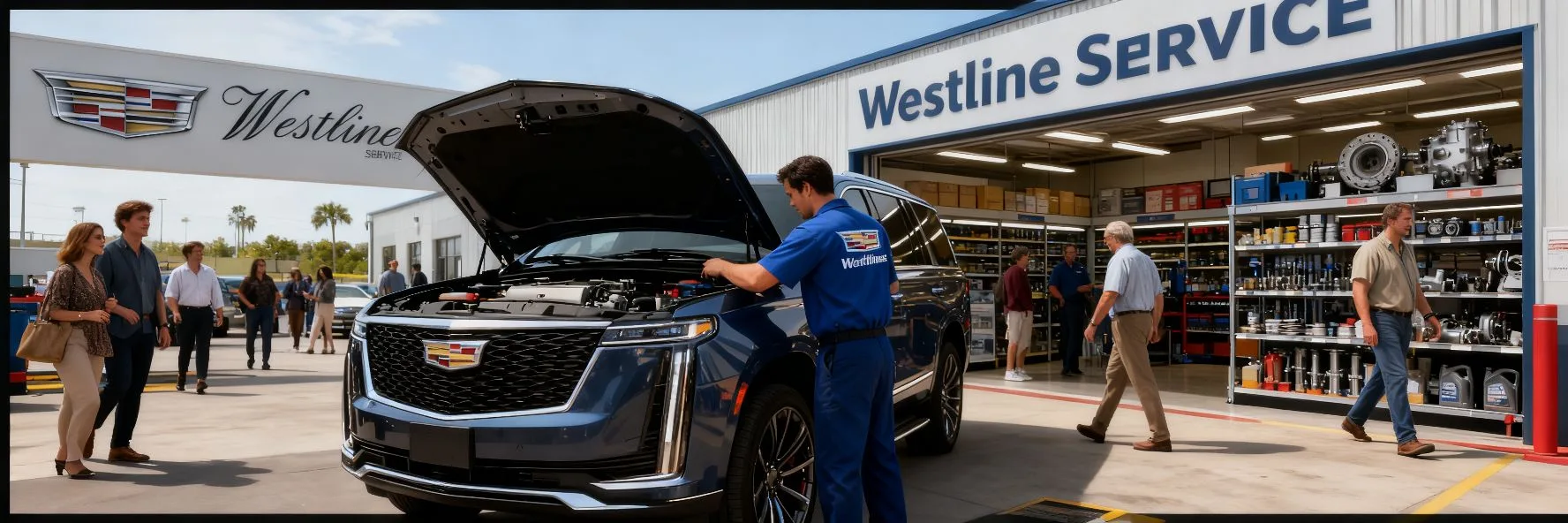 Установка запчастей на Cadillac