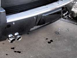 Раздвоение заводской системы выхлопа  