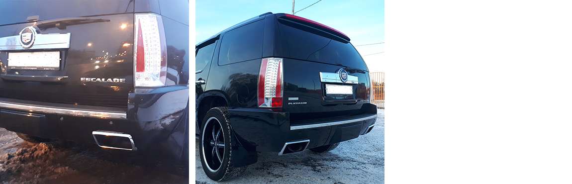 Установка комплектации Platinum Collection с оригинальной заводской выхлопной системой