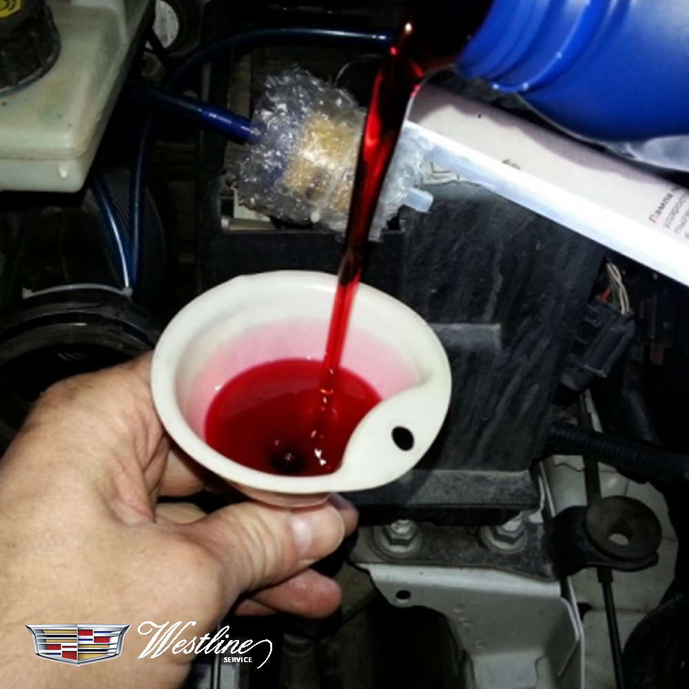 Замена масла Cadillac SRX