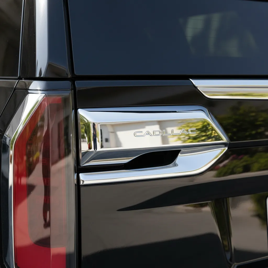 Хромированные накладки на ручку 5-ой двери