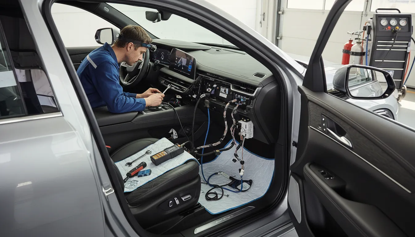 Кондиционер Cadillac и Chevrolet — под ключ. Ремонт заднего контура системы кондиционирования