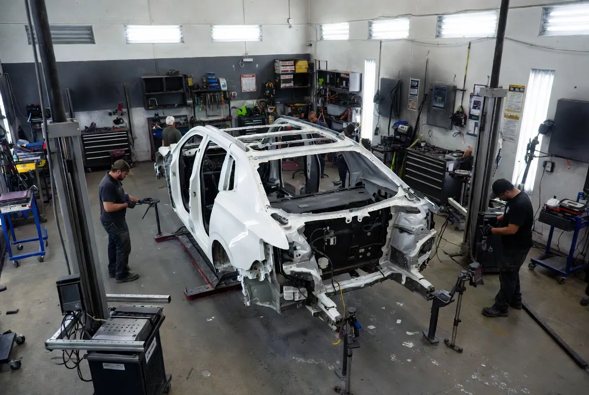 Восстановление геометрии кузова 2