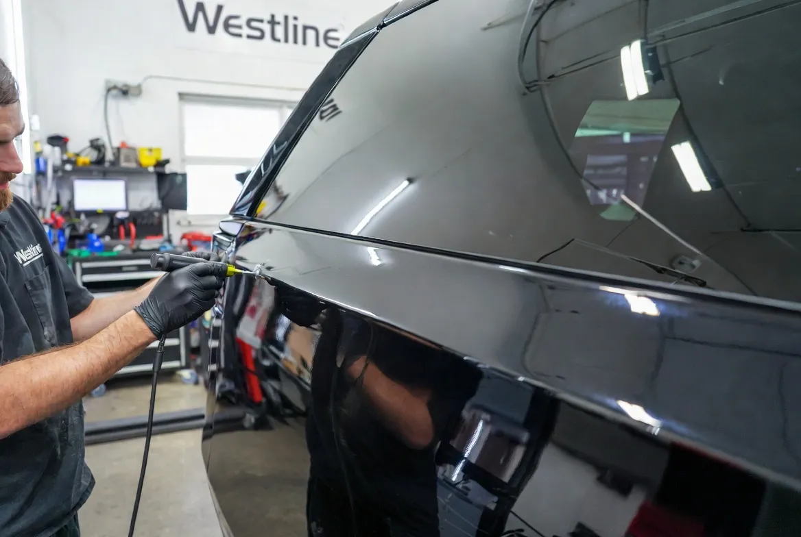 Удаление вмятин без покраски 2