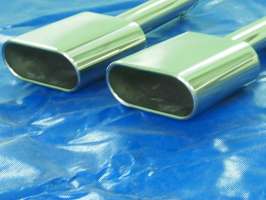 Насадка растянутая овальная со скосом вниз