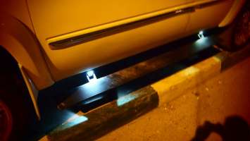 Электропороги с диодной подсветкой