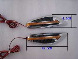 Светодиодные повторители поворотников в передние крылья