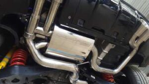 Выхлопная система с режимом Форсаж